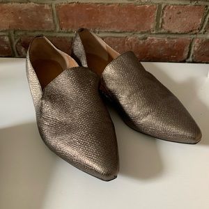 Bronze Calvin Klein flats